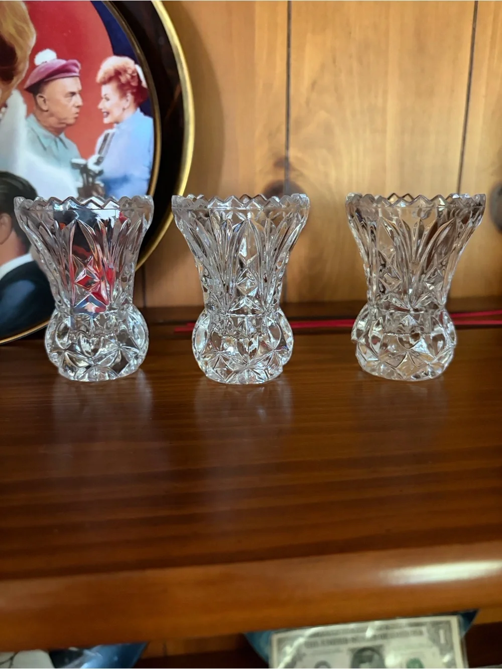 Clear Cut Crystal Toothpick Holder - Clear Genuine 24%Lead Crystal